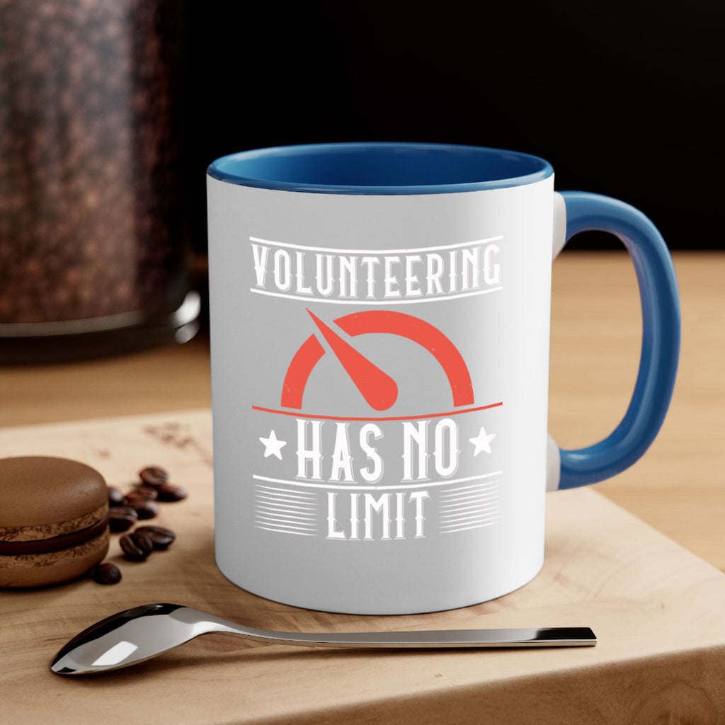 Volunteering Has No Limit Style 17#-Volunteer-Mug / Coffee Cup