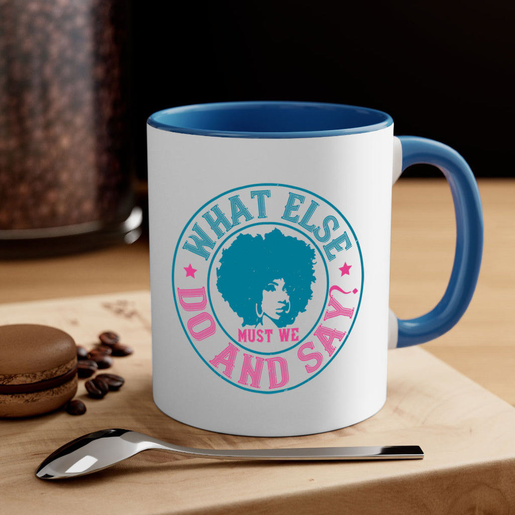 WHAT ELSE DO AND SAY Style 14#- Afro - Black-Mug / Coffee Cup