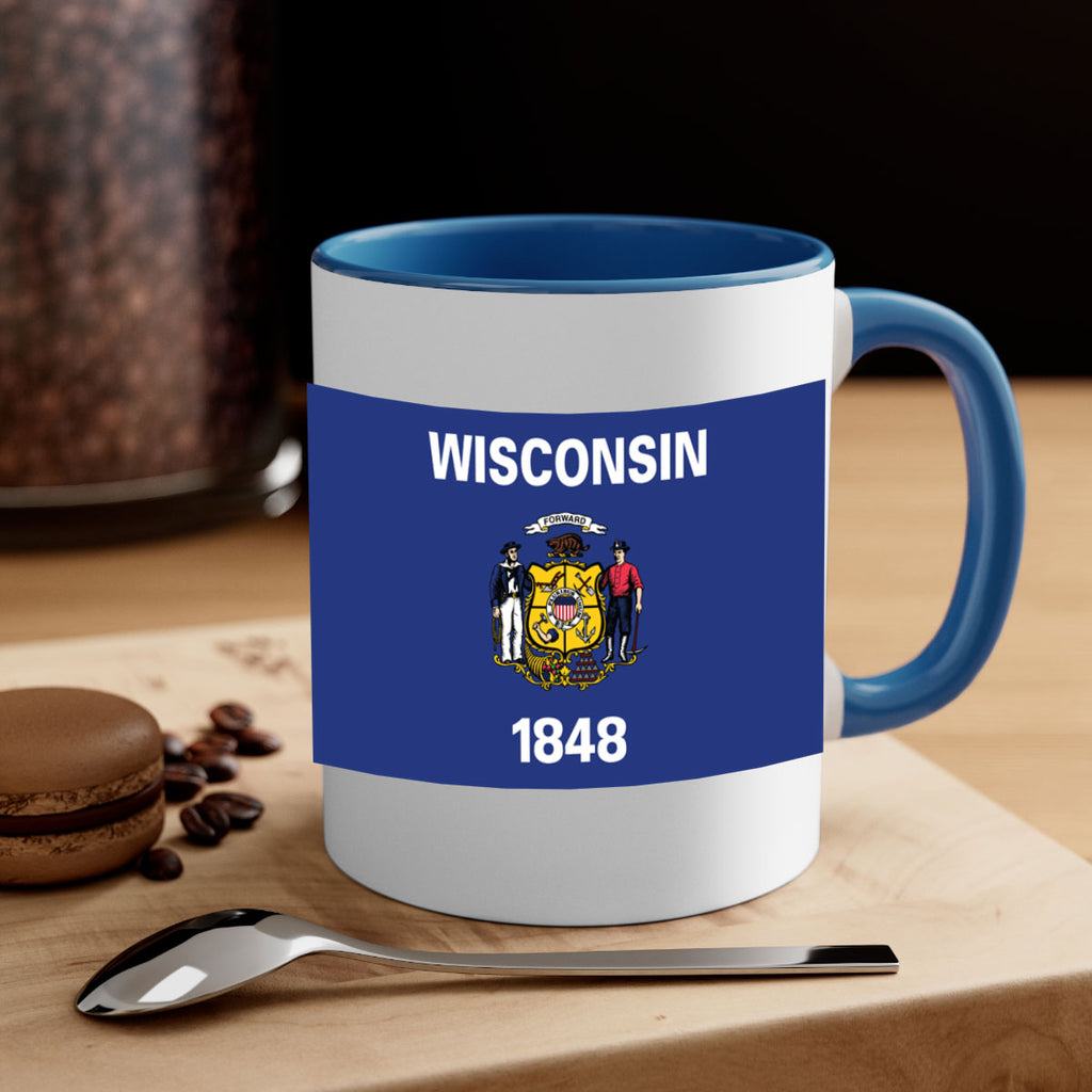 Wisconsin 2#- Us Flags-Mug / Coffee Cup