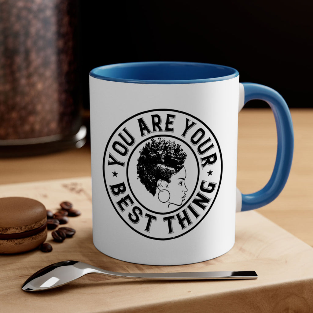 You are your best thing Style 42#- Afro - Black-Mug / Coffee Cup
