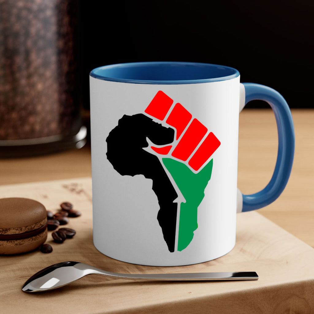 african power fist 274#- black words - phrases-Mug / Coffee Cup