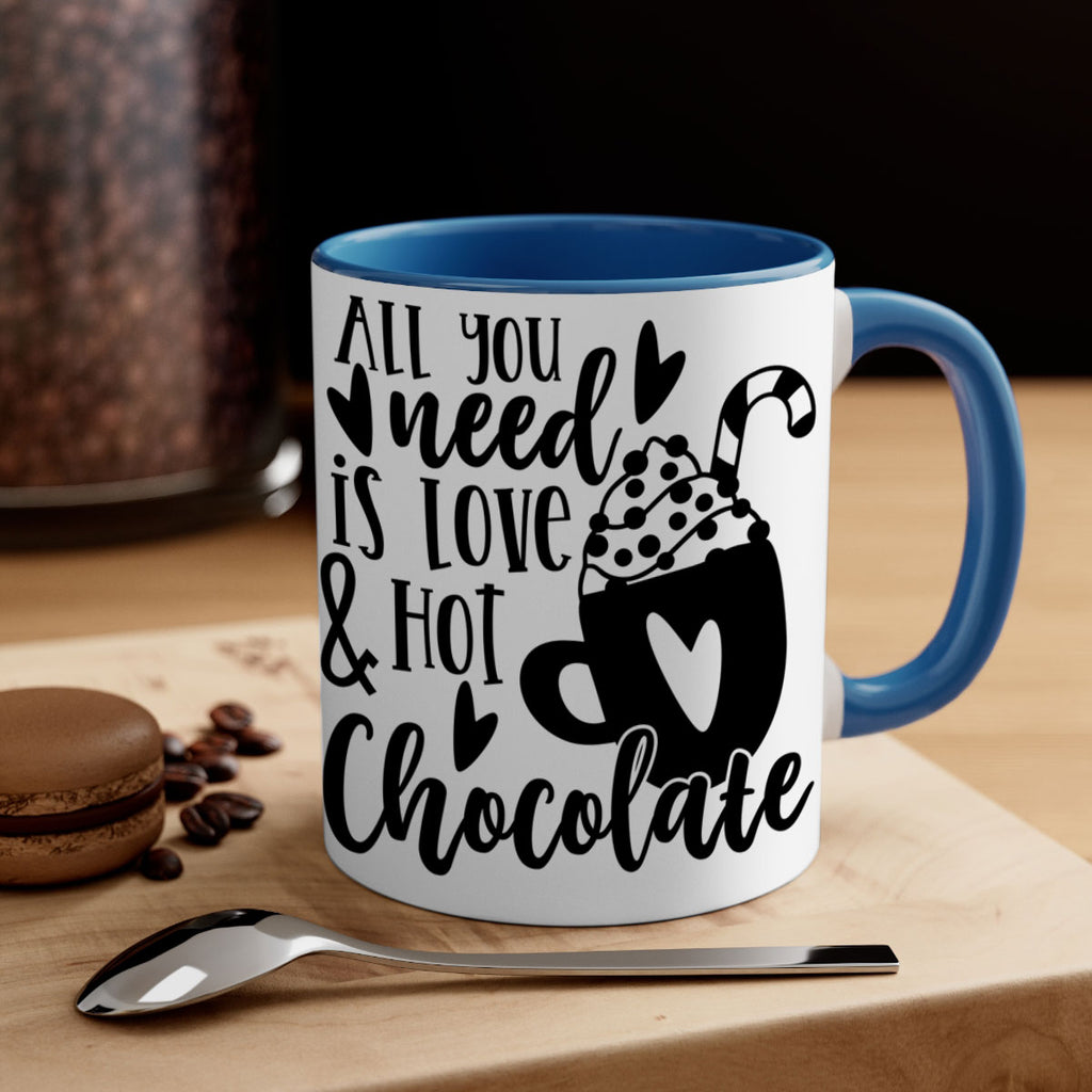 all you need is love and hot chocolate style 49#- christmas-Mug / Coffee Cup