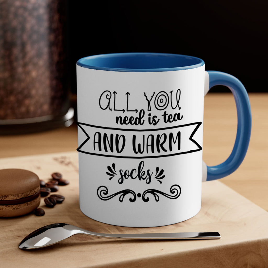 all you need is tea and warm socks style 50#- christmas-Mug / Coffee Cup