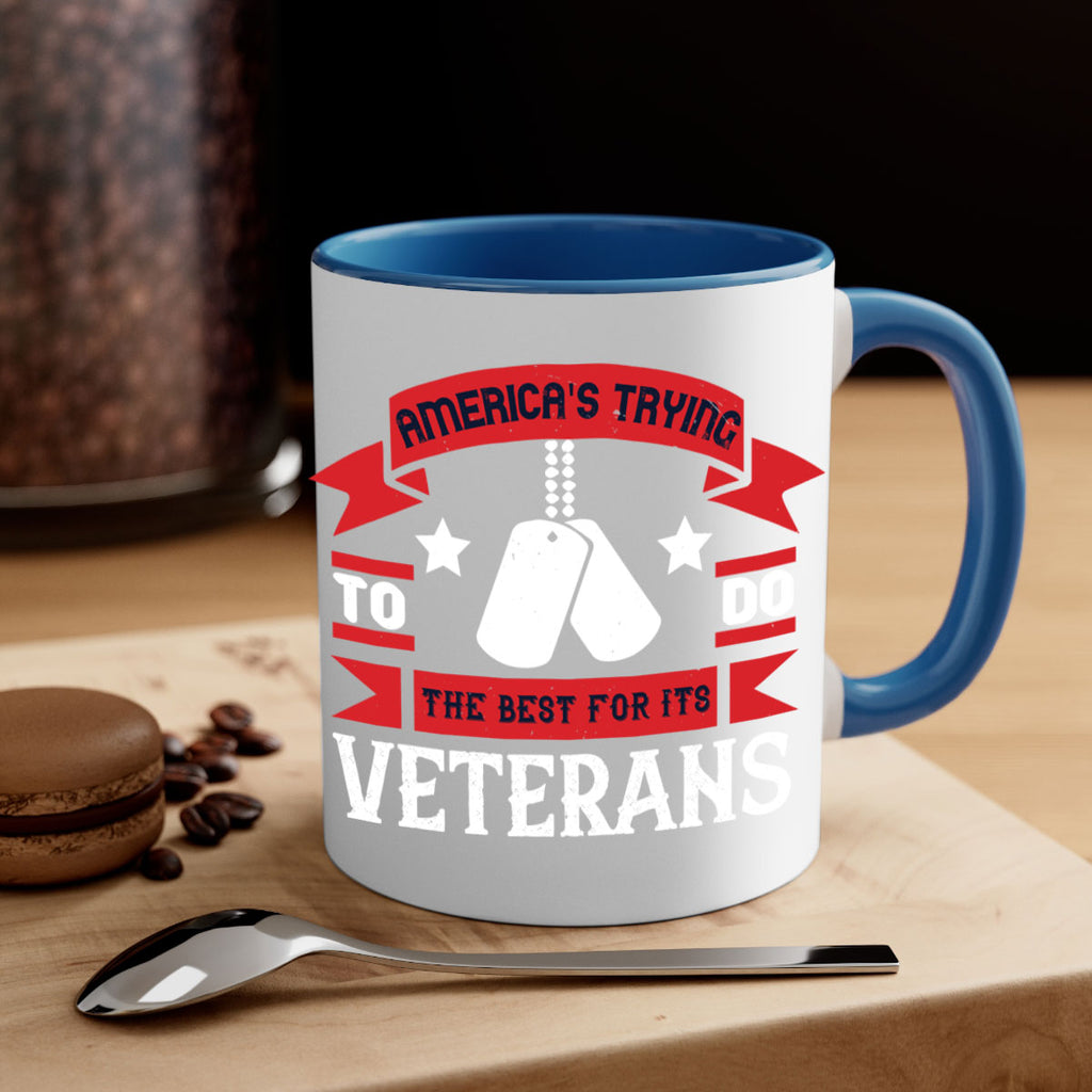 americas trying to do the best for its veteran 78#- veterns day-Mug / Coffee Cup