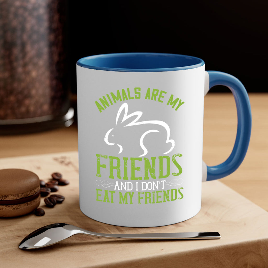 animals are my friends and i dont eat my friendss 104#- vegan-Mug / Coffee Cup