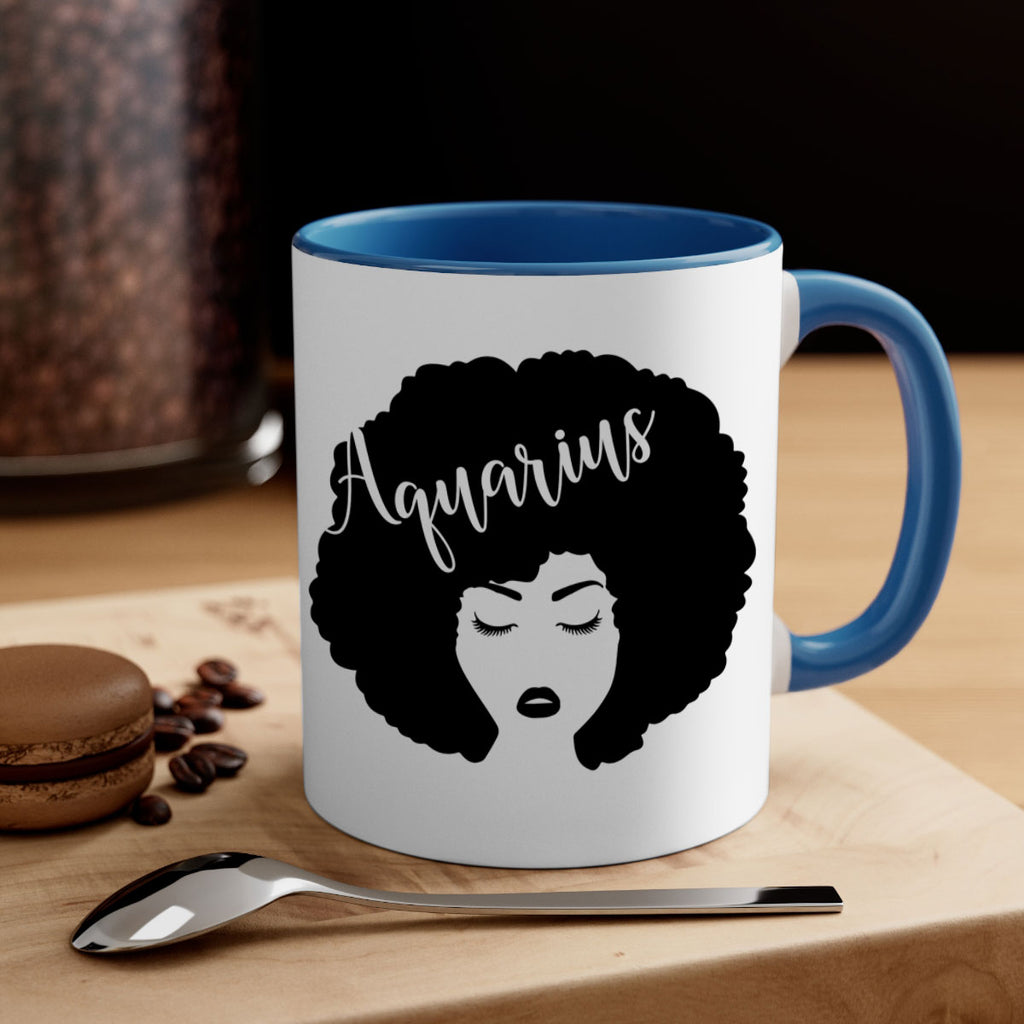 aquarius62#- Black women - Girls-Mug / Coffee Cup