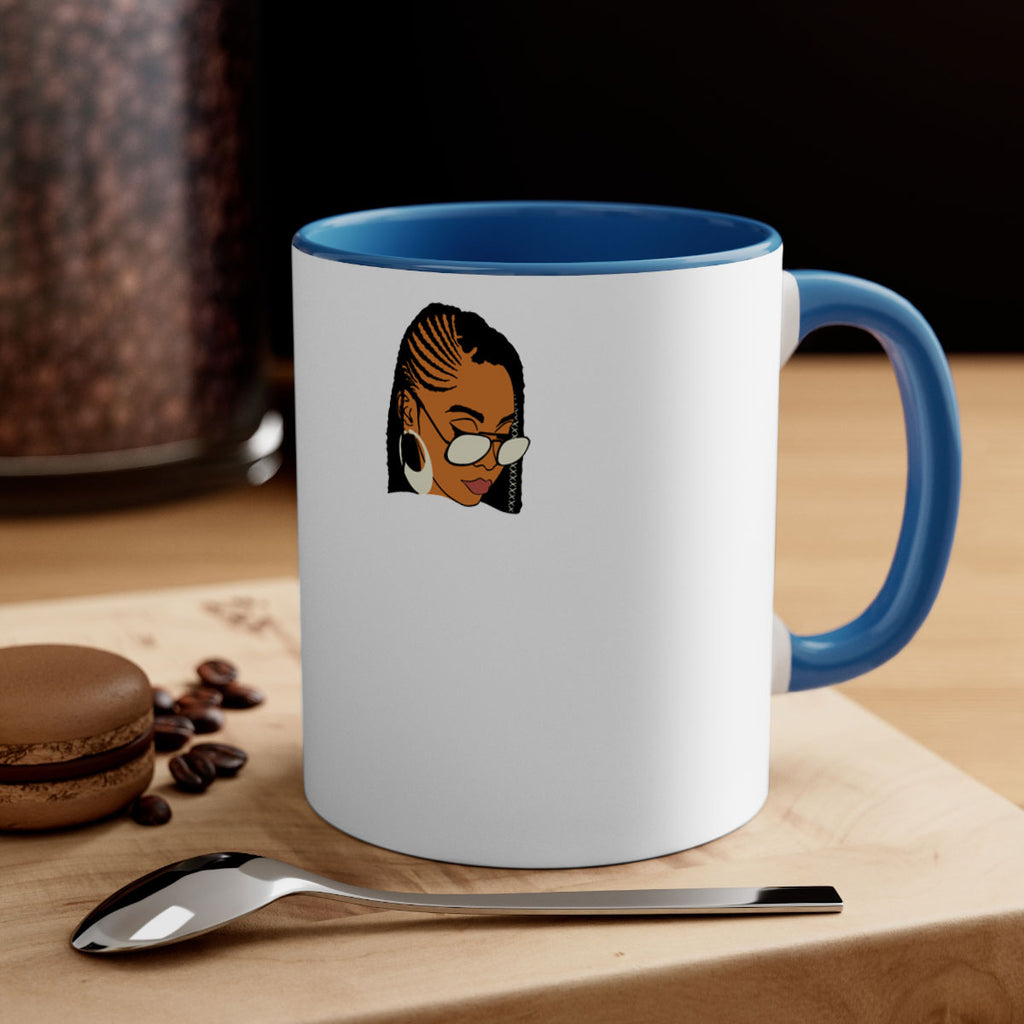 black afro 39#- Black women - Girls-Mug / Coffee Cup