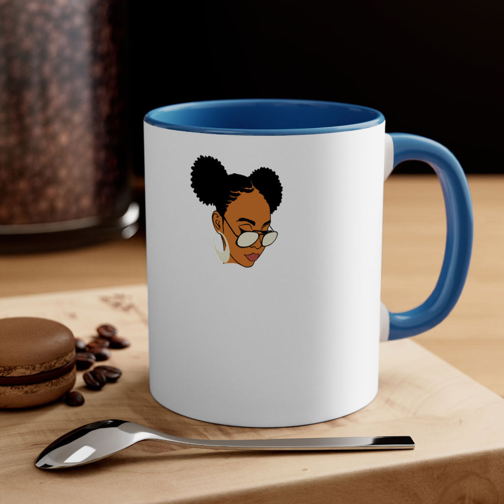 black afro 41#- Black women - Girls-Mug / Coffee Cup