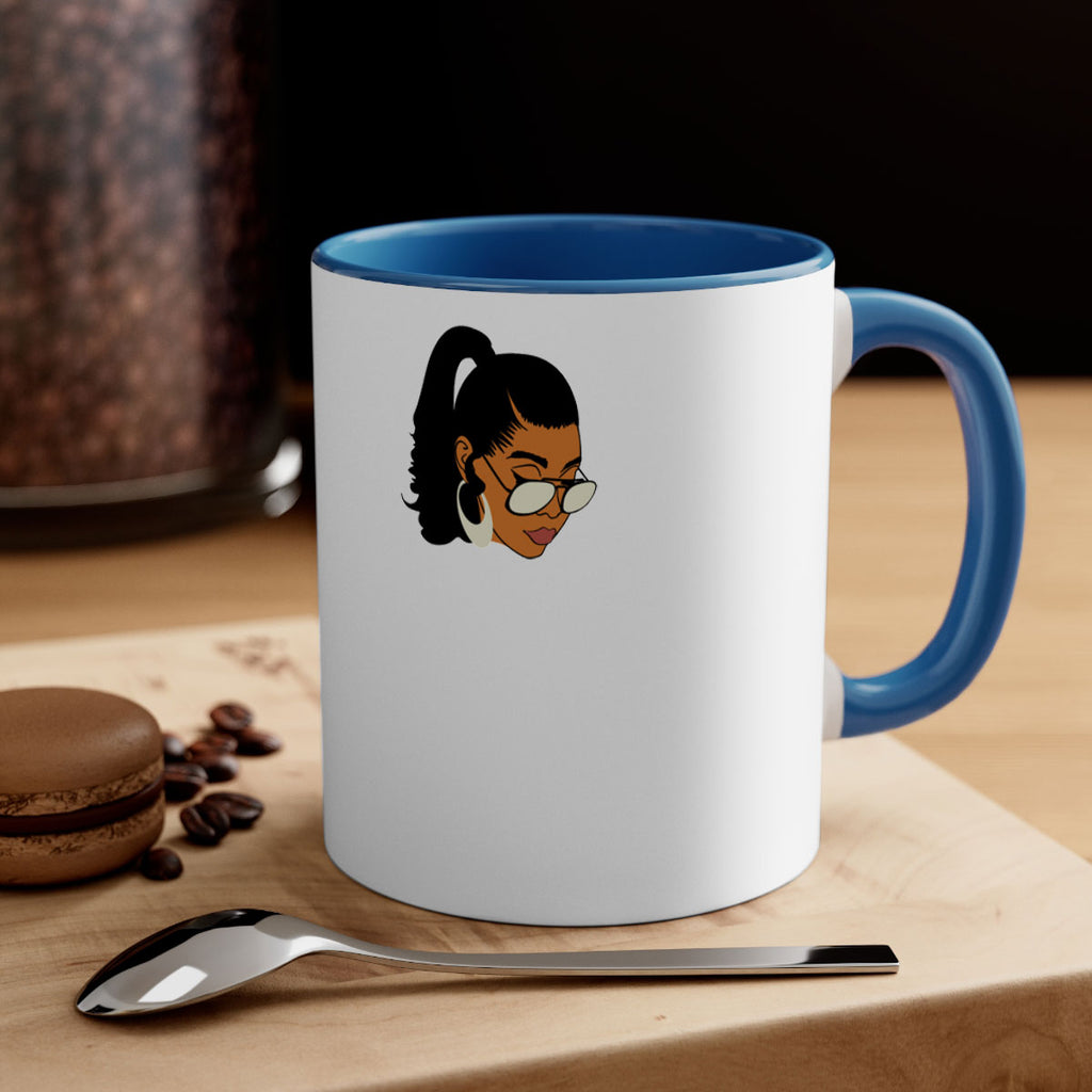 black afro 42#- Black women - Girls-Mug / Coffee Cup