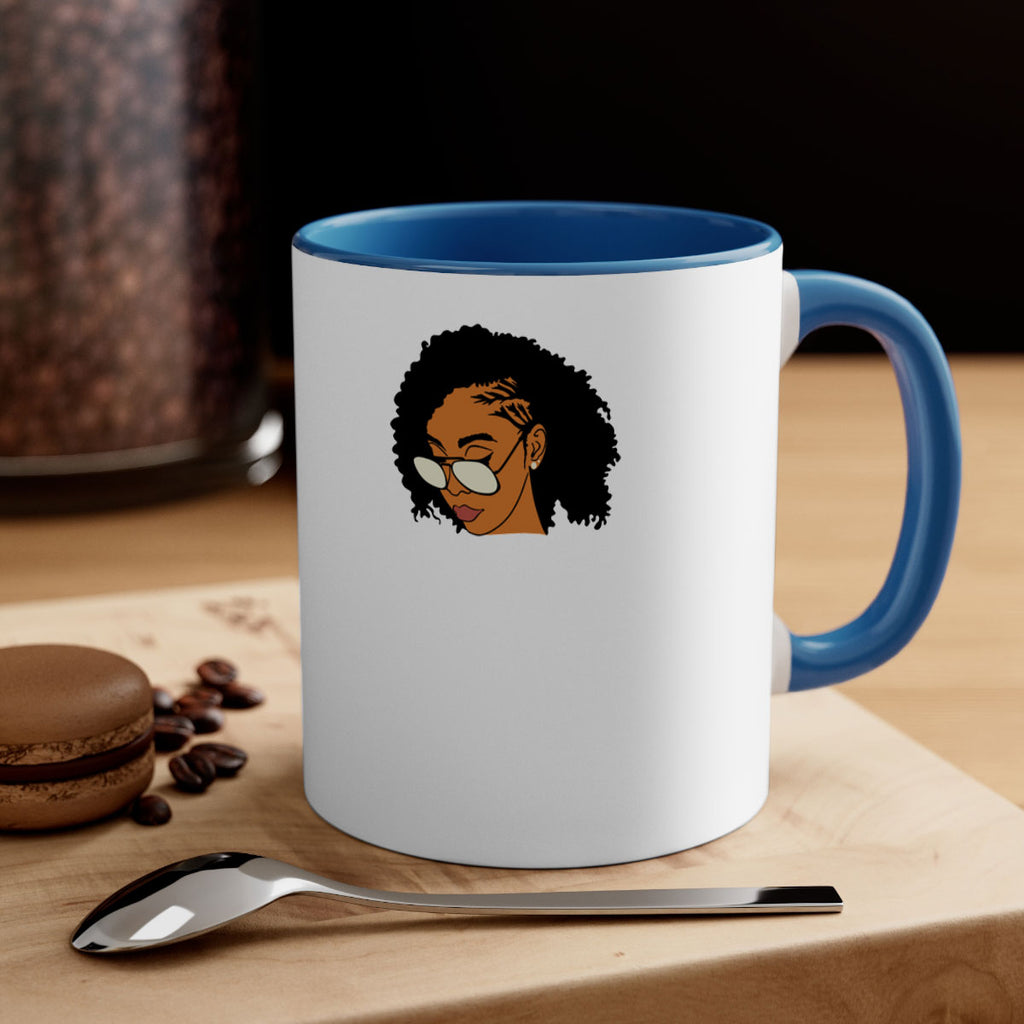 black afro 47#- Black women - Girls-Mug / Coffee Cup