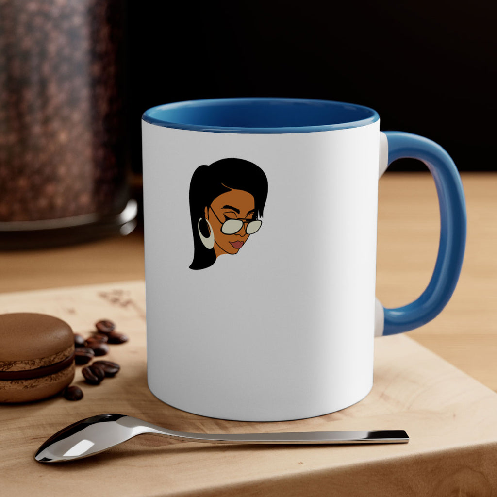 black afro 48#- Black women - Girls-Mug / Coffee Cup