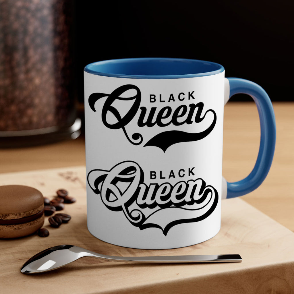 black queen 195#- black words - phrases-Mug / Coffee Cup