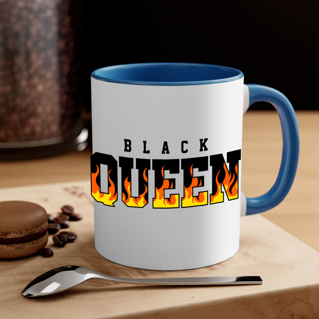 black queen flames 220#- black words - phrases-Mug / Coffee Cup