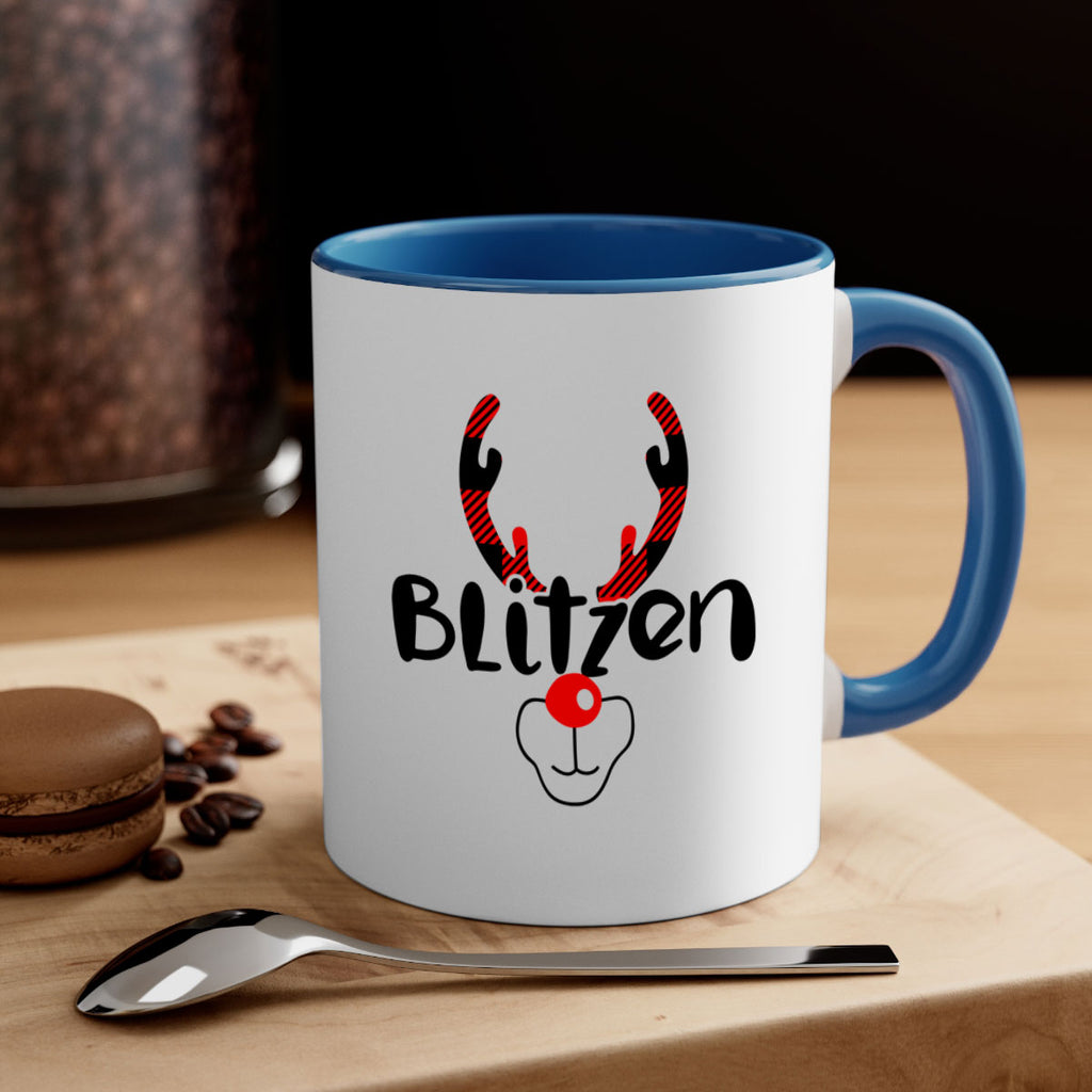 blitzen reindeer style 52#- christmas-Mug / Coffee Cup