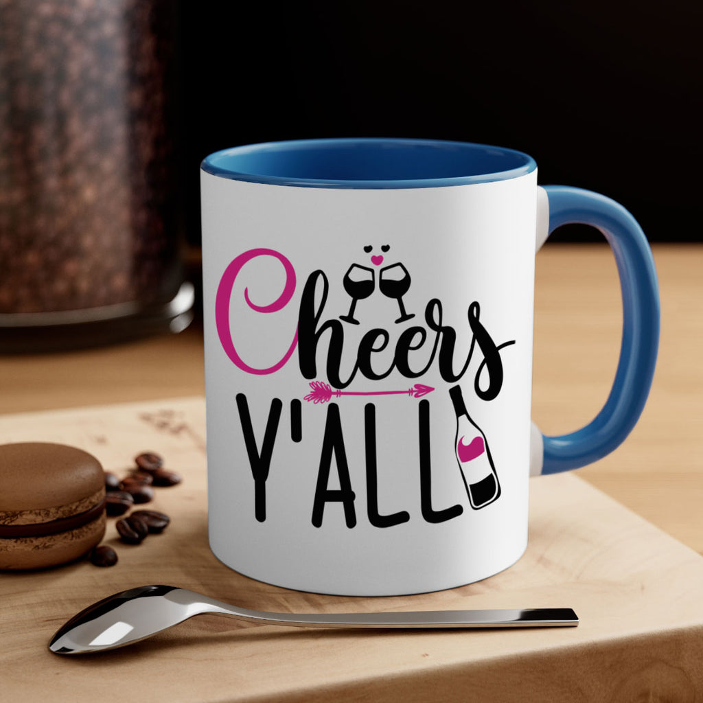 cheers yall 199#- wine-Mug / Coffee Cup