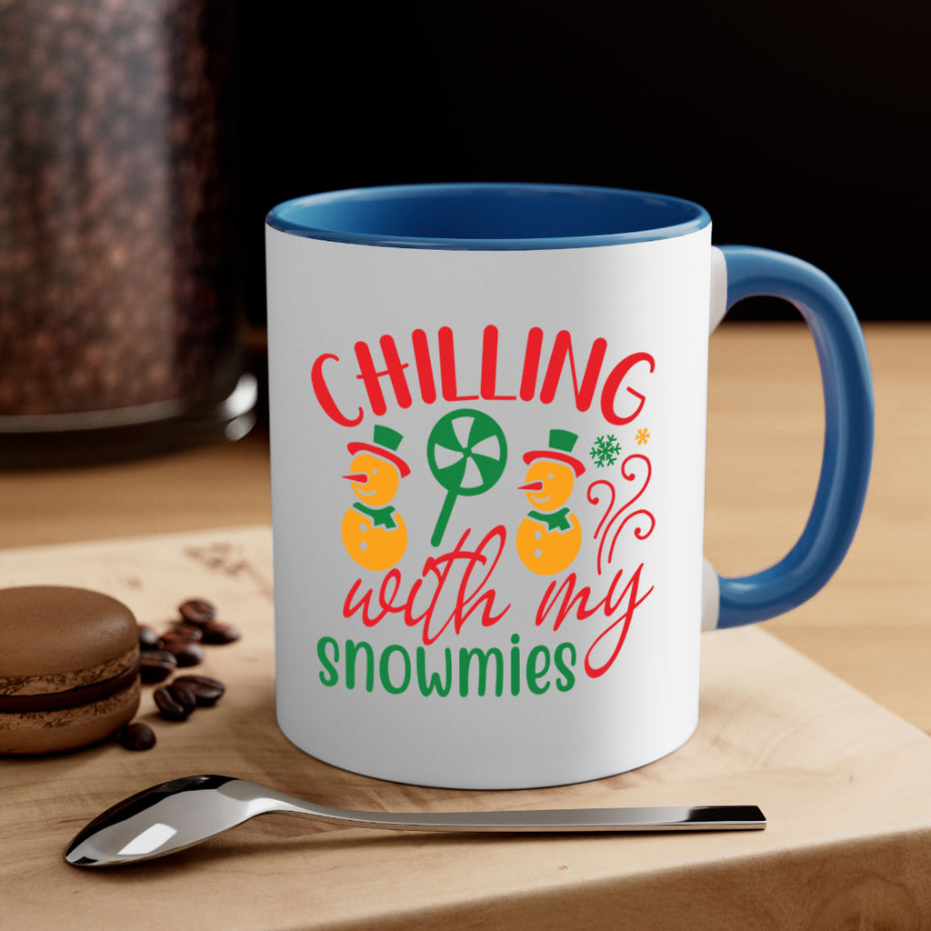 chilling with my snowmies style 91#- christmas-Mug / Coffee Cup