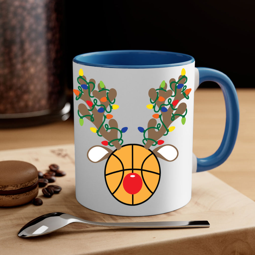 christmas reindeer antler basketball style 115#- christmas-Mug / Coffee Cup