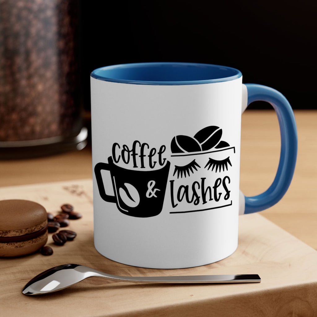 coffee lashes 176#- coffee-Mug / Coffee Cup