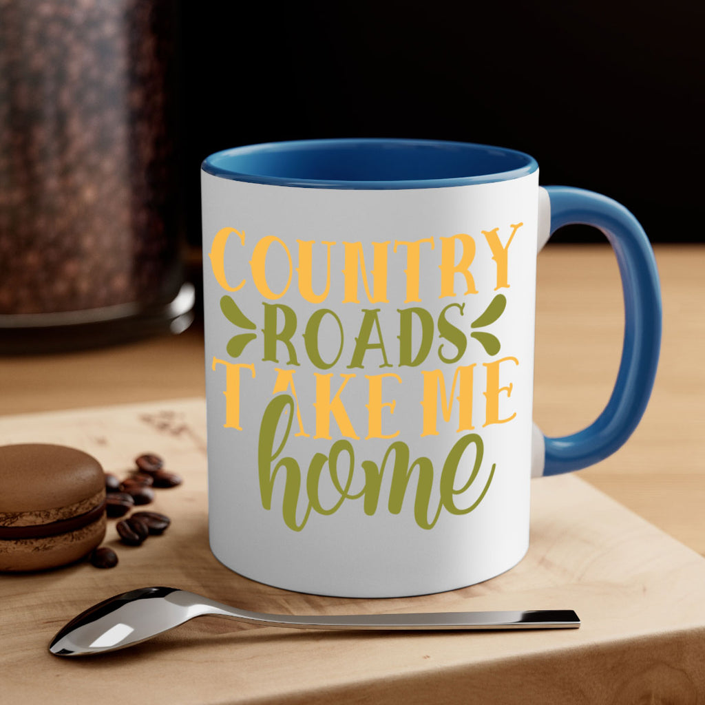 country roads take me home 19#- Farm and garden-Mug / Coffee Cup