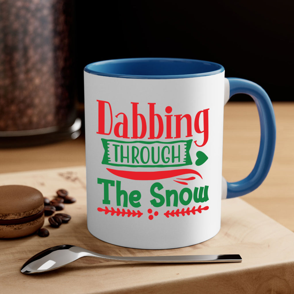 dabbing through the snow style 145#- christmas-Mug / Coffee Cup