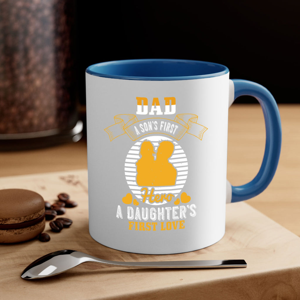 dad a son’s first hero 245#- fathers day-Mug / Coffee Cup