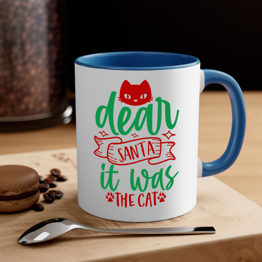 dear santa it was the cat style 170#- christmas-Mug / Coffee Cup