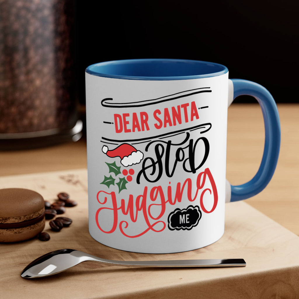 dear santa stop judging me 160#- christmas-Mug / Coffee Cup