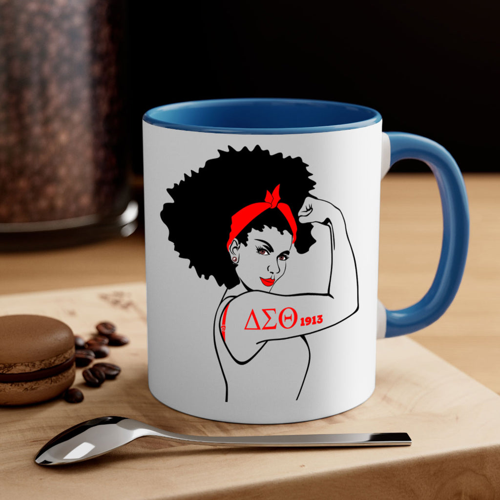 delta sigma theta 6#- black words - phrases-Mug / Coffee Cup