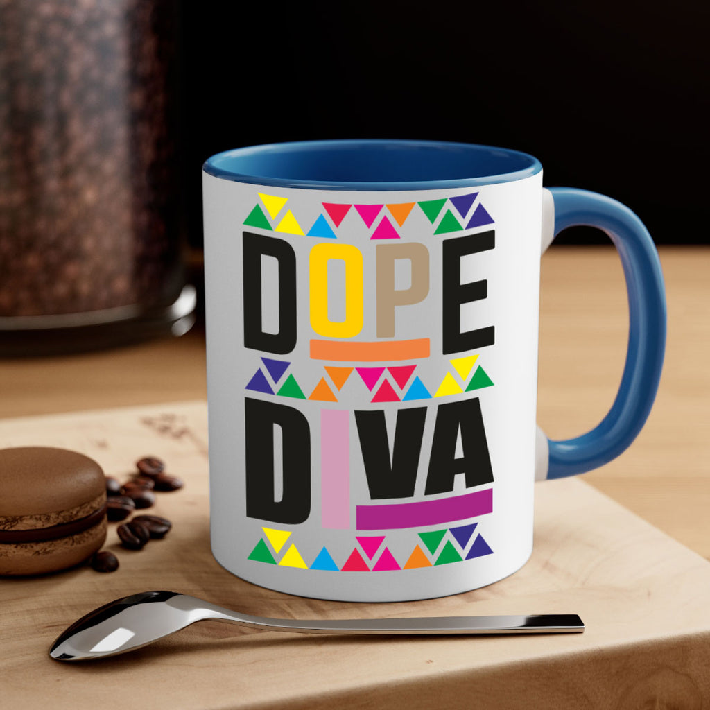 dope diva- black words - phrases-Mug / Coffee Cup