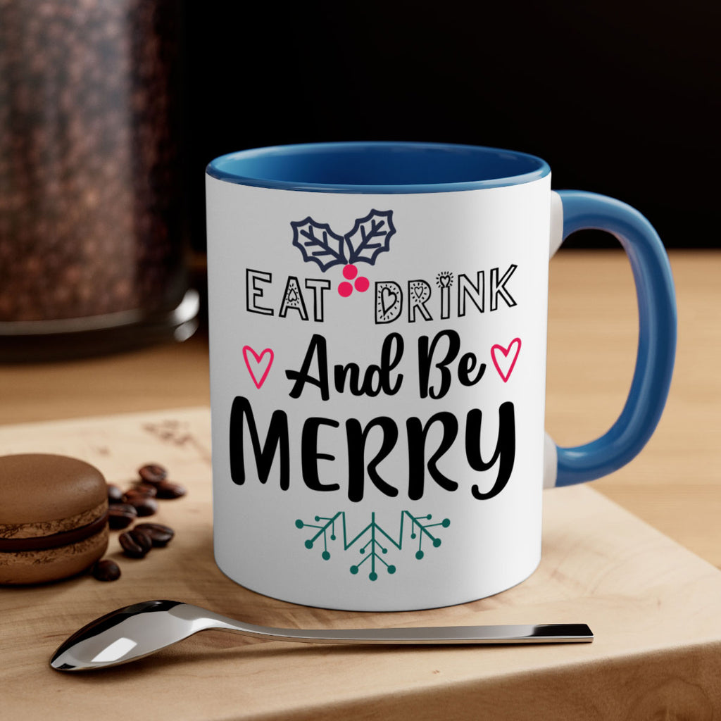 eat drink and be merry style 190#- christmas-Mug / Coffee Cup