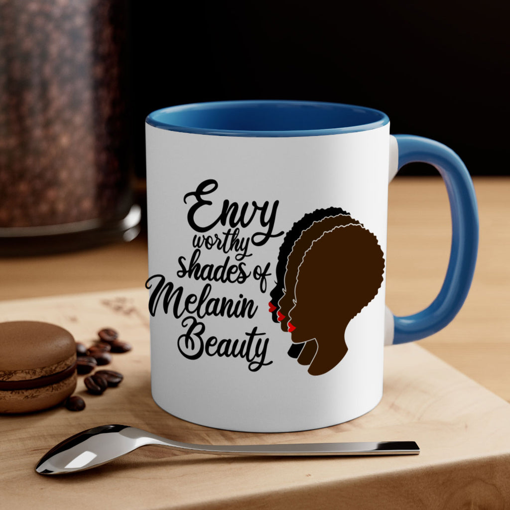 envy worth shades of melanin Style 39#- Black women - Girls-Mug / Coffee Cup