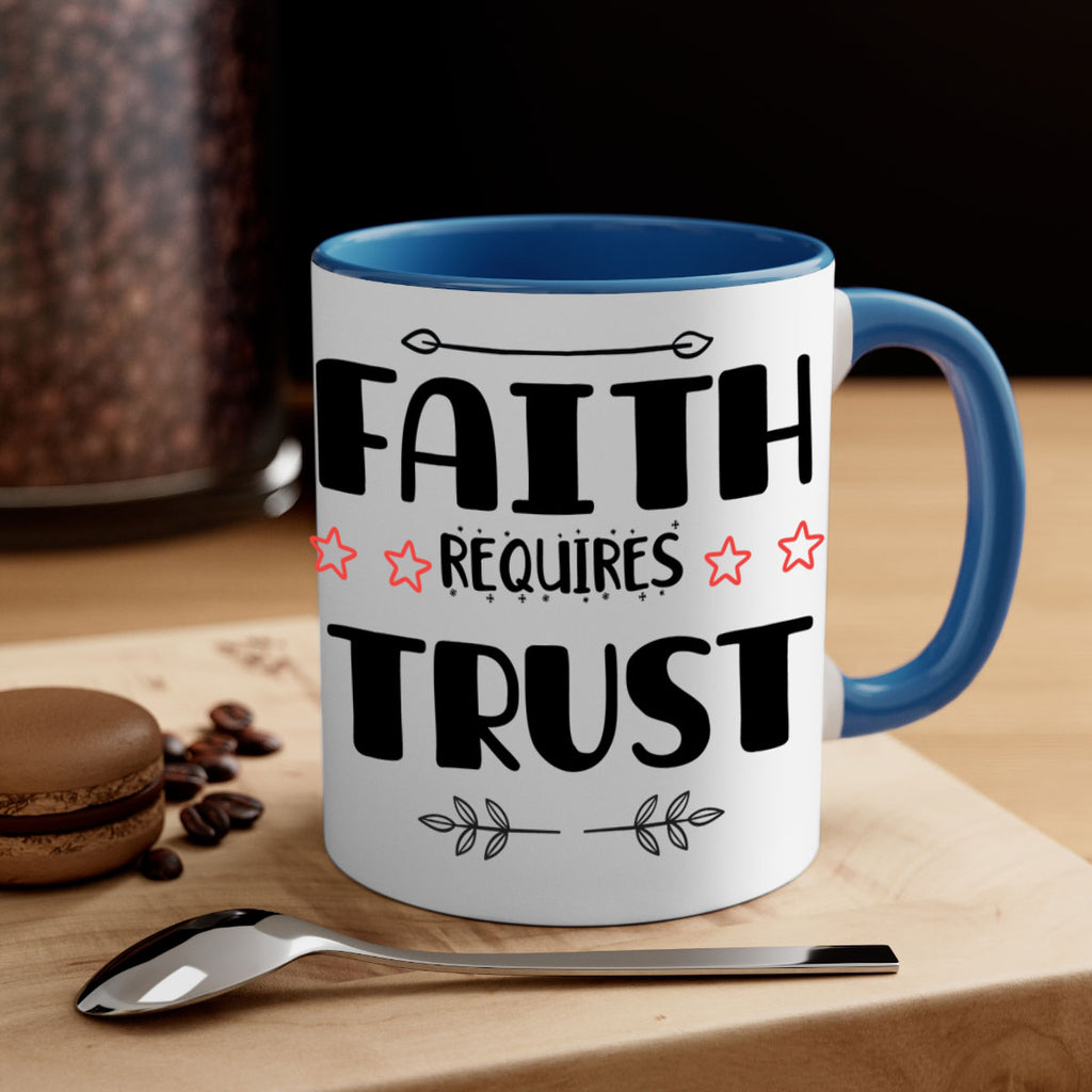 faith requires trust style 203#- christmas-Mug / Coffee Cup