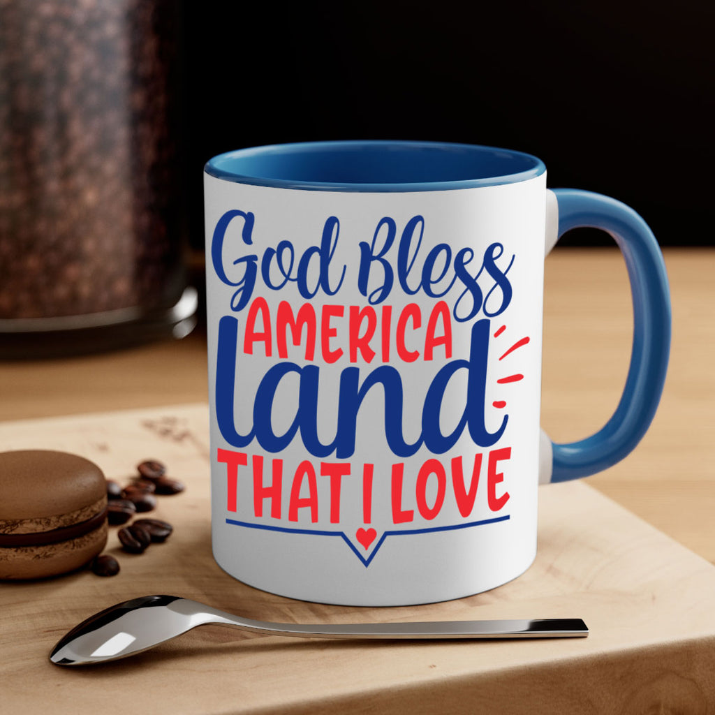 god bless america land that i love Style 54#- 4th Of July-Mug / Coffee Cup