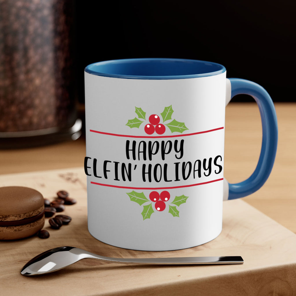 happy elfin holidays style 250#- christmas-Mug / Coffee Cup