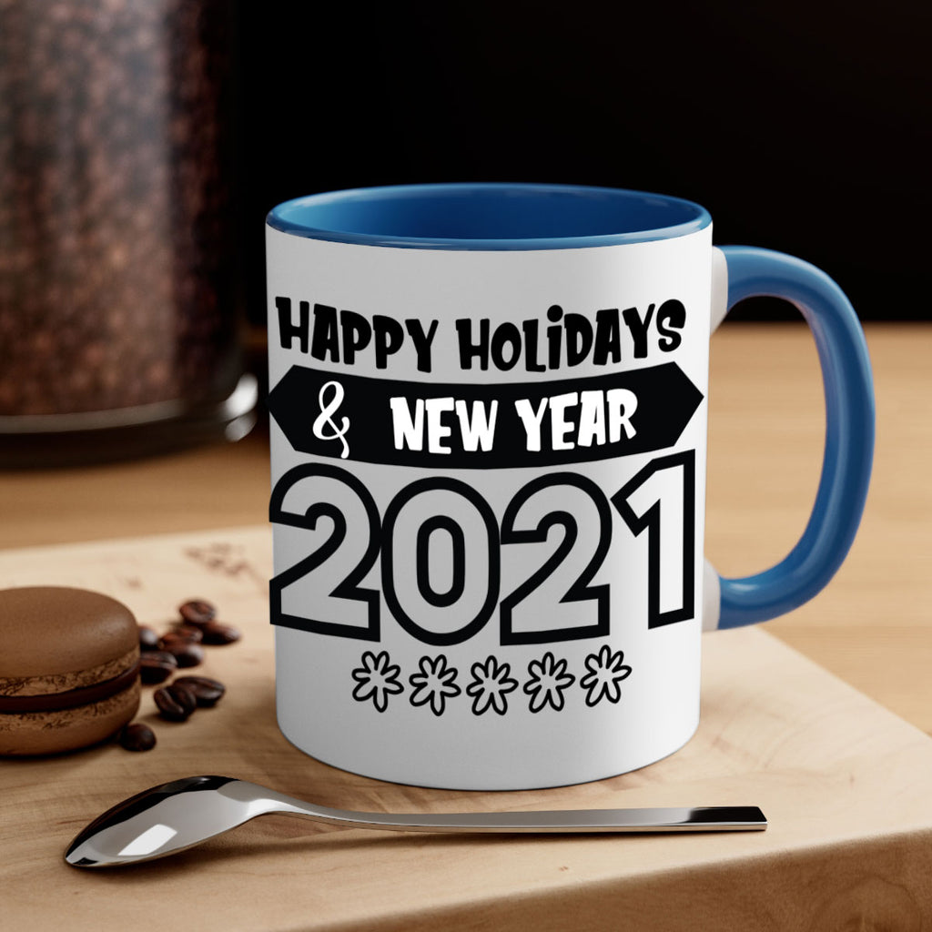 happy holidays new year style 257#- christmas-Mug / Coffee Cup