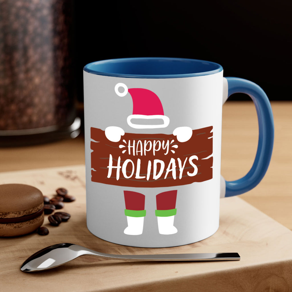 happy holidays style 255#- christmas-Mug / Coffee Cup