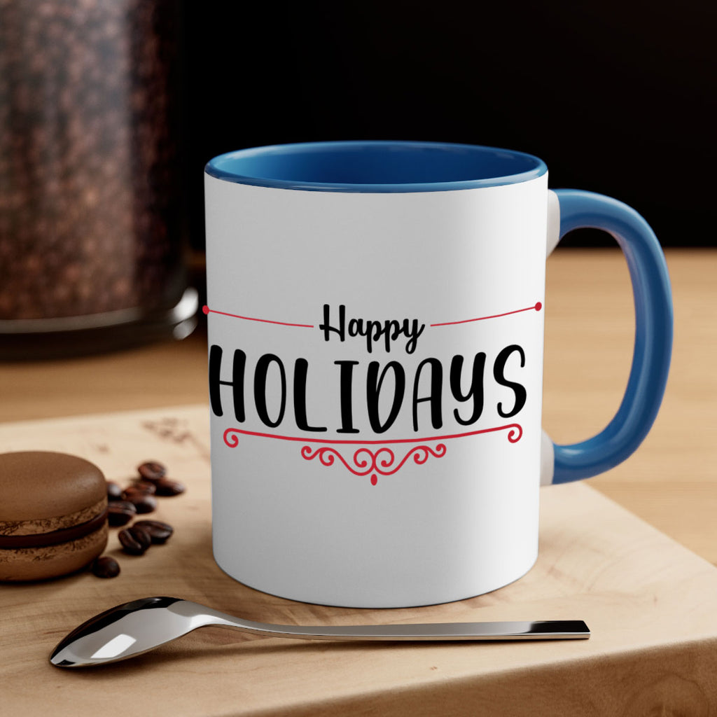 happy holidays style 262#- christmas-Mug / Coffee Cup