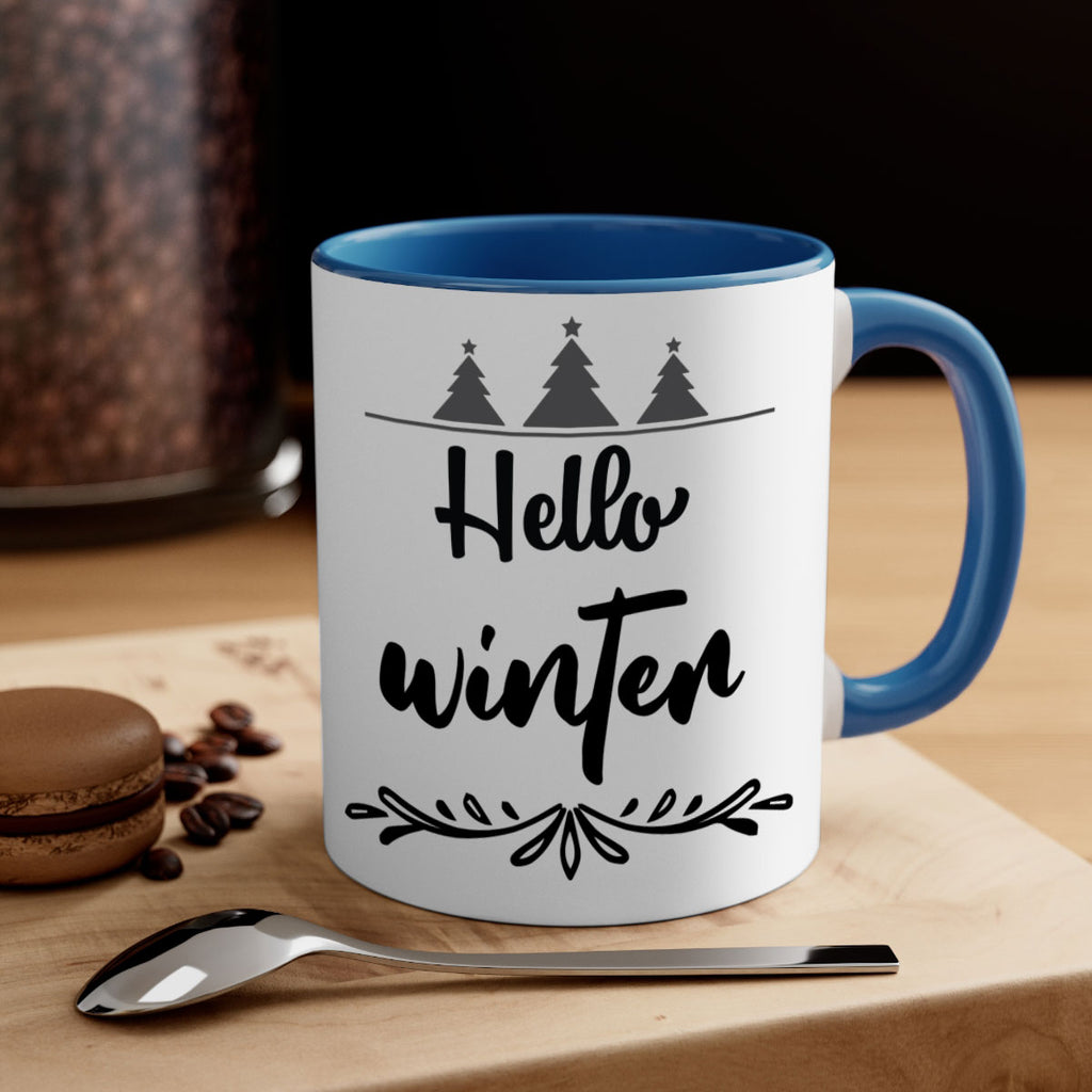 hello winter style 287#- christmas-Mug / Coffee Cup