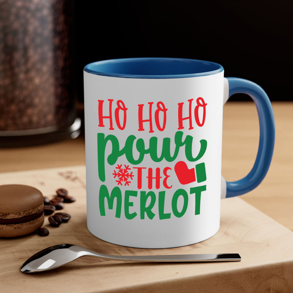 ho ho ho pour the merlot style 290#- christmas-Mug / Coffee Cup