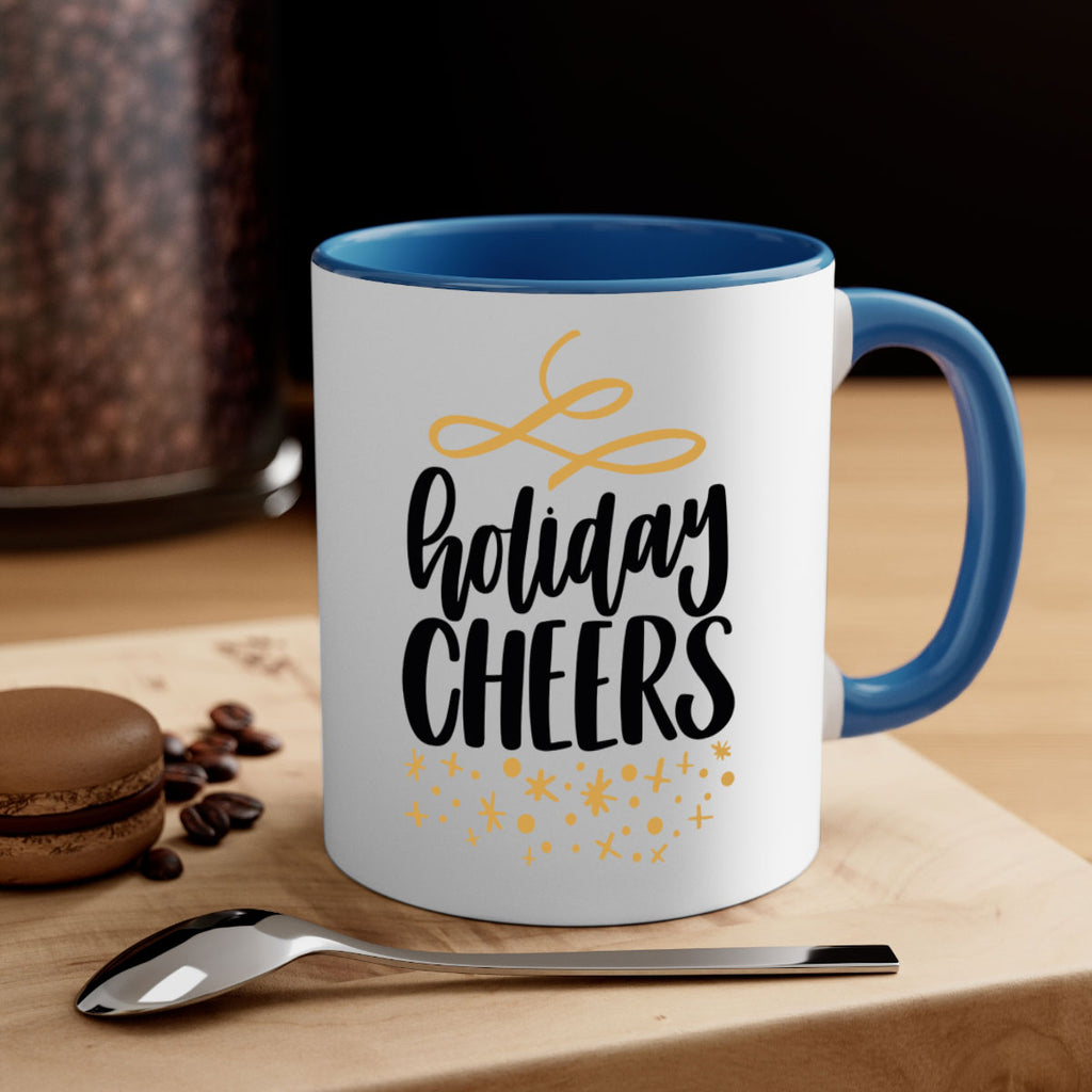 holiday cheers gold 140#- christmas-Mug / Coffee Cup