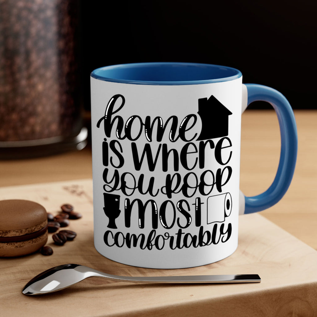 home is where you poop 32#- bathroom-Mug / Coffee Cup