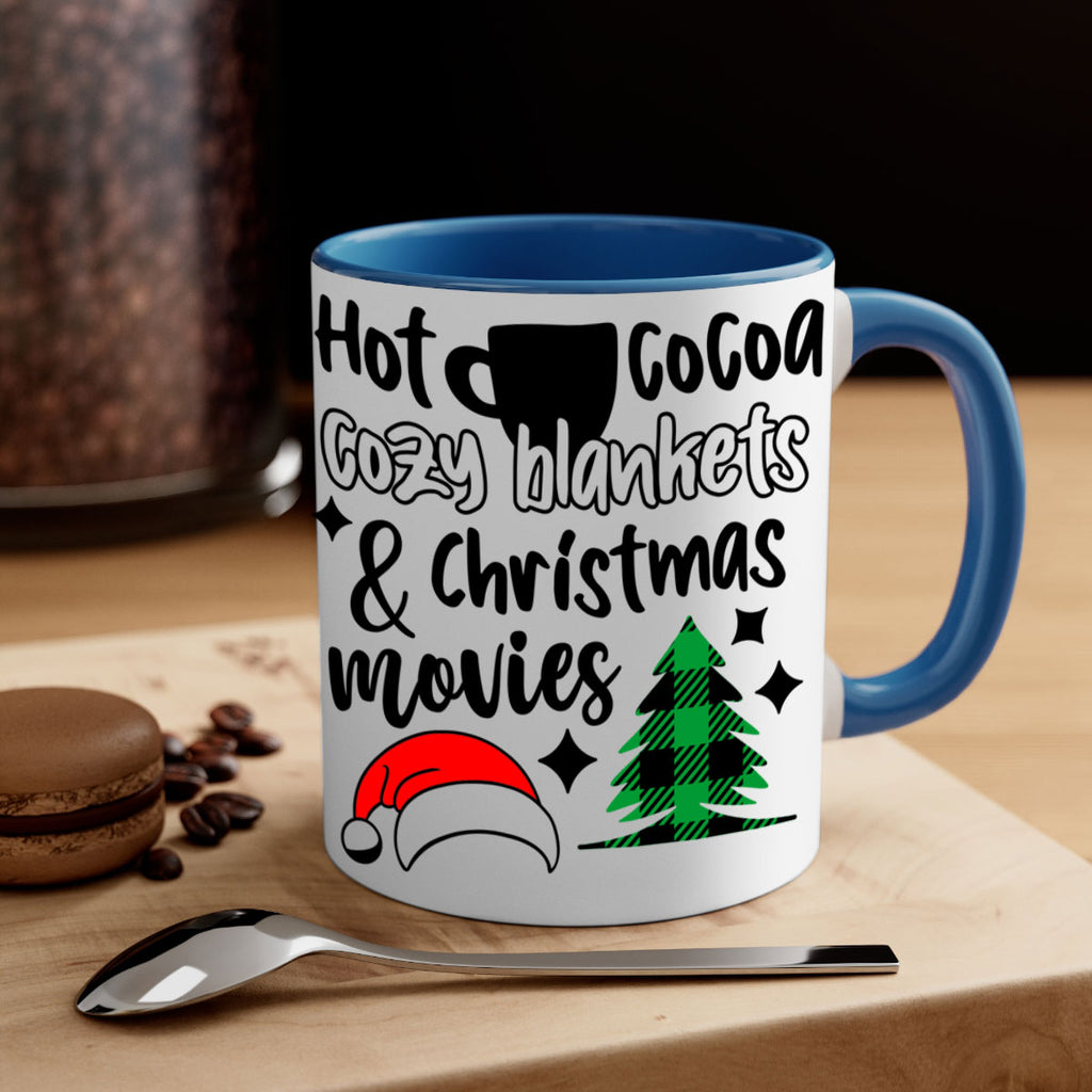 hot cocoa cozy blankets and christmas movies style 310#- christmas-Mug / Coffee Cup