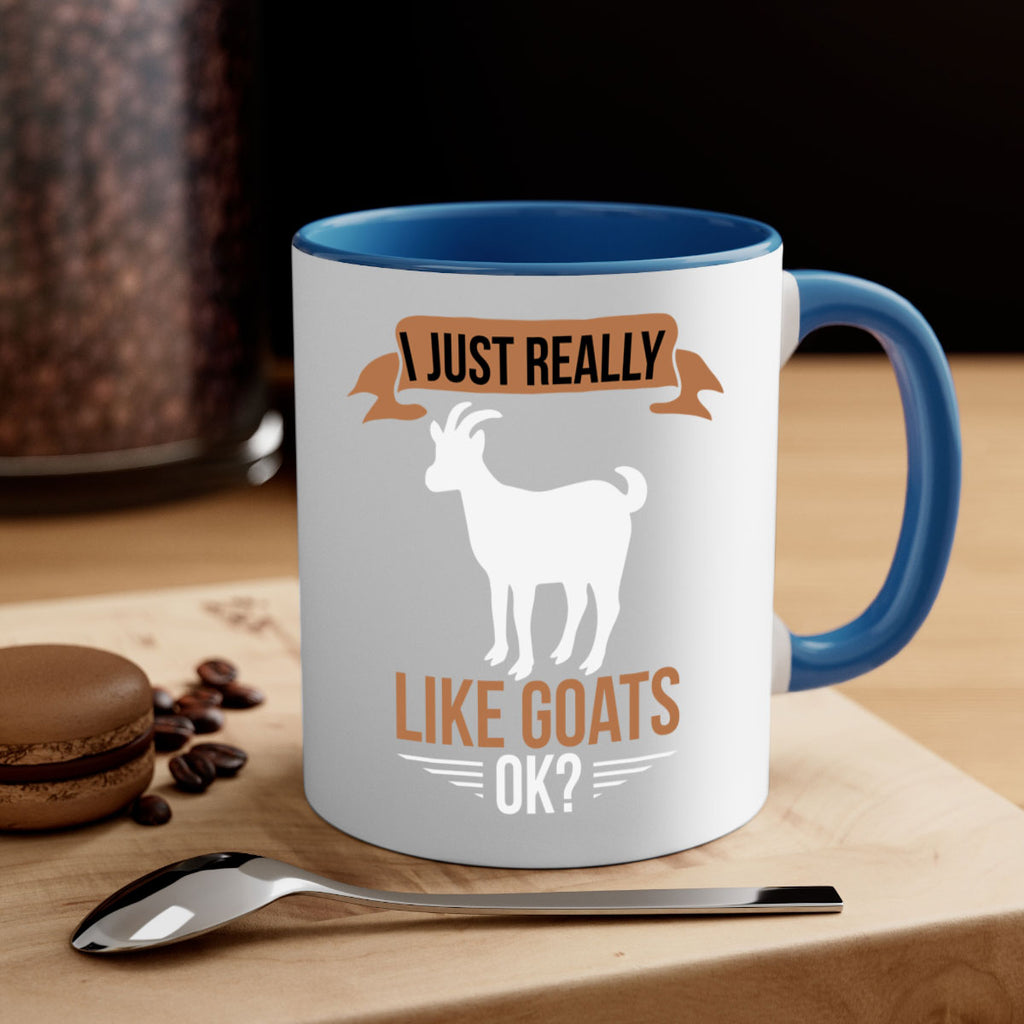 i just really like goats ok Style 3#- goat-Mug / Coffee Cup