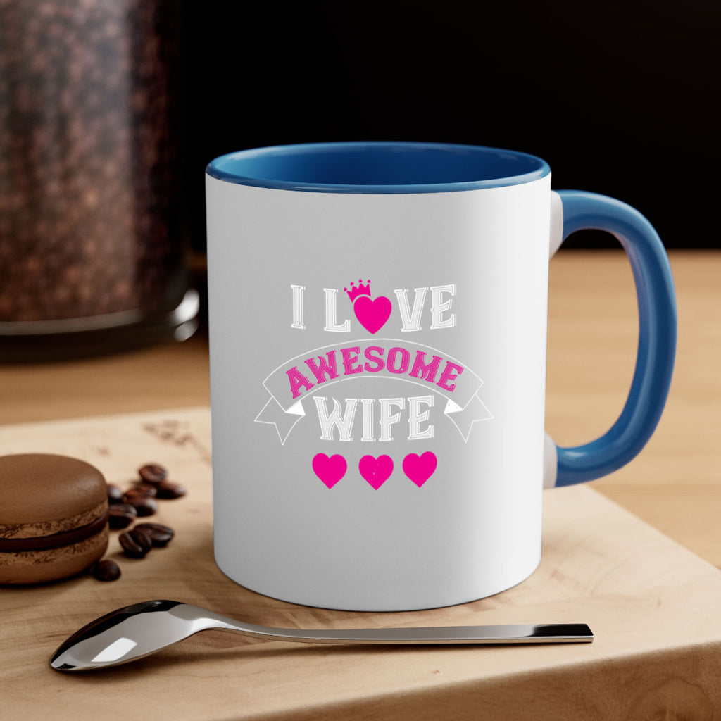 i love awesome wife 57#- valentines day-Mug / Coffee Cup