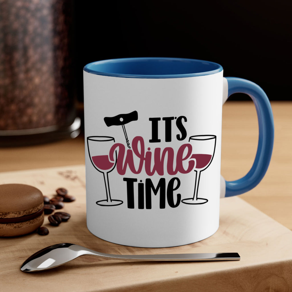 its wine time 46#- wine-Mug / Coffee Cup