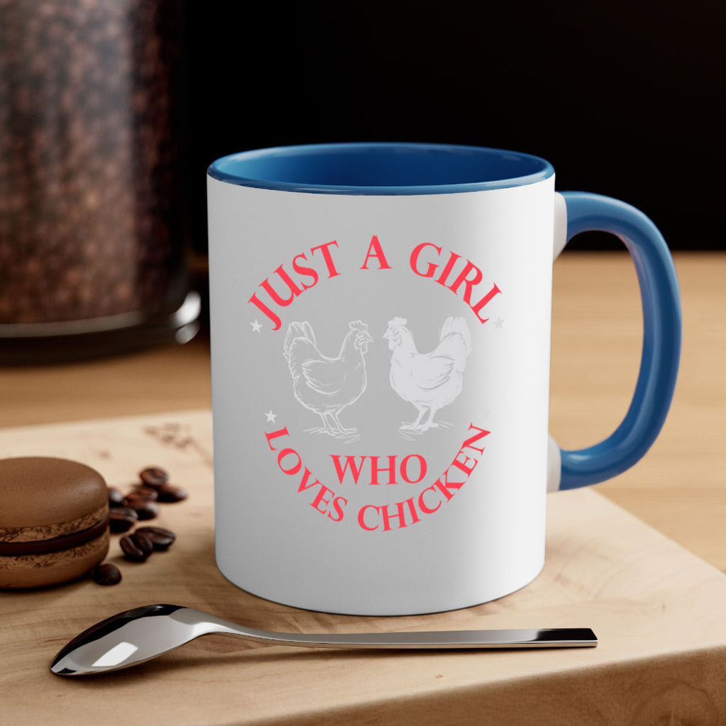 just a girl who loves chicken Style 3#- Chicken-Mug / Coffee Cup