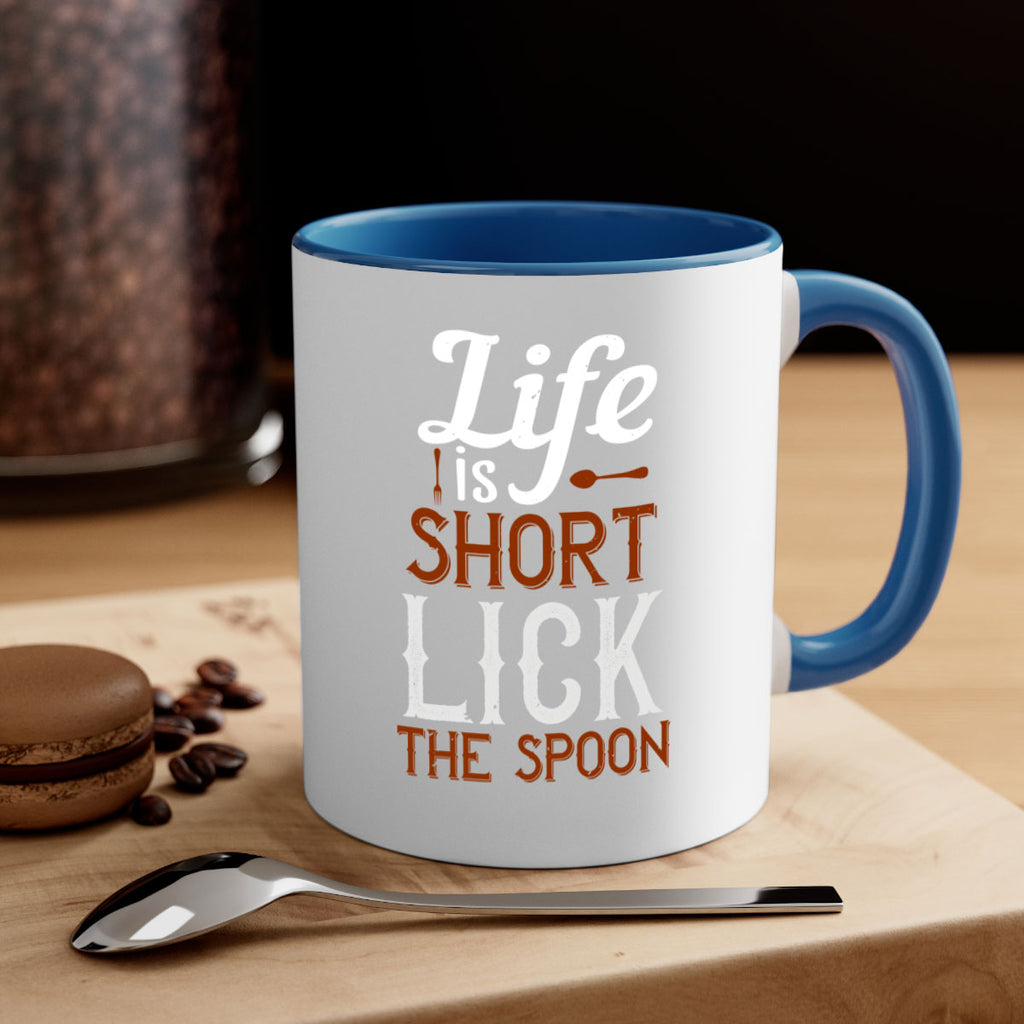 life is short lick the spoon 19#- cooking-Mug / Coffee Cup