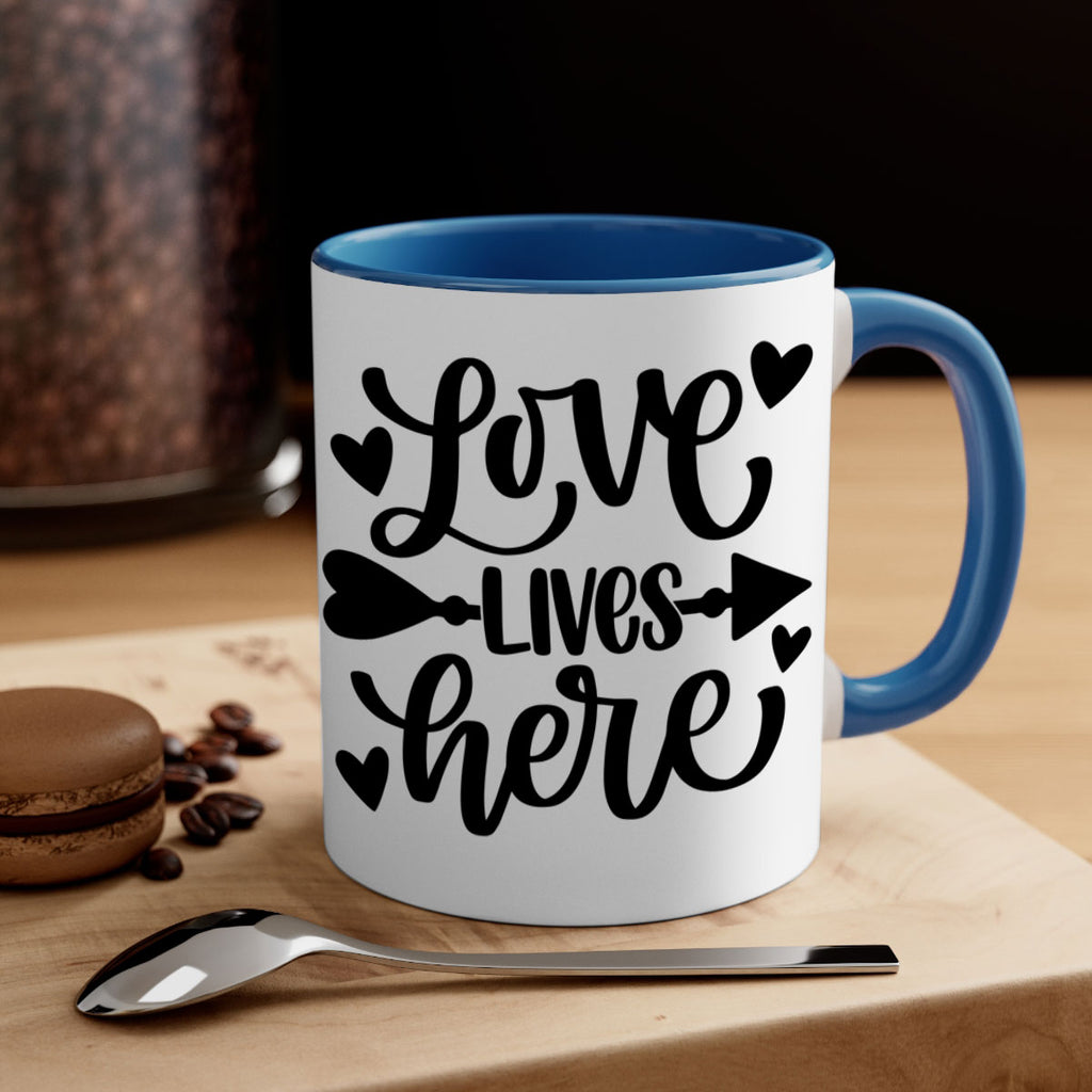 love lives here 7#- home-Mug / Coffee Cup