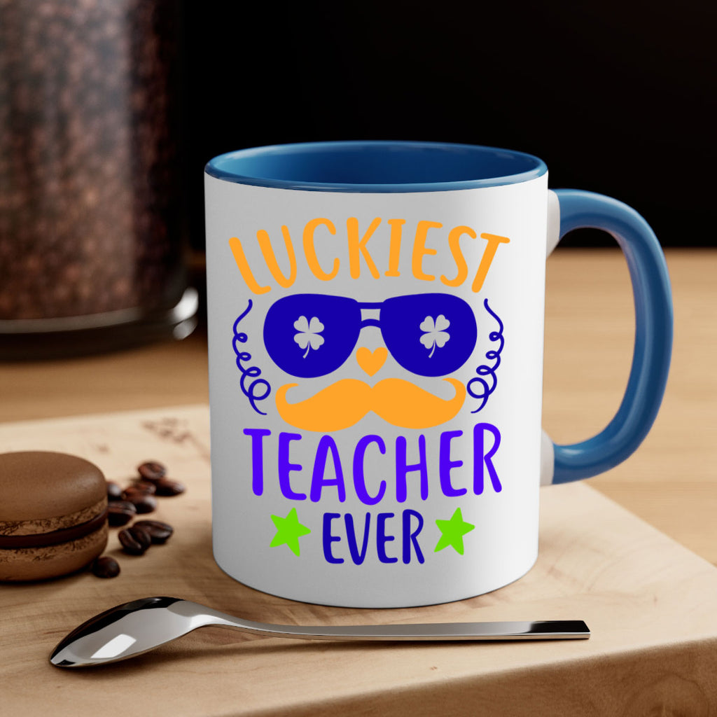 luckiest teacher ever 14#- mardi gras-Mug / Coffee Cup