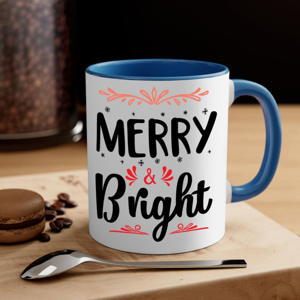 merry & bright style 467#- christmas-Mug / Coffee Cup